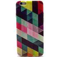 Triangle Splicing Pattern TPU Soft Case for iPhone 6