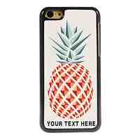 Personalized Phone Case - Pineapple Design Metal Case for iPhone 5C