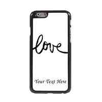 Personalized Phone Case - I Love Design Metal Case for iPhone 6