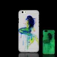 Mermaid Pattern Glow in the Dark Hard Case for iPhone 6