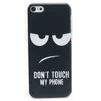 Don't Touch My Phone Pattern Hard Cover Case for iPhone 5C