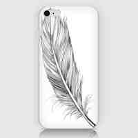 Feather Pattern Back Case for iPhone 6