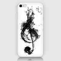 Musical Notes Pattern Back Case for iPhone 6