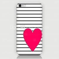 Loving Heart Pattern Back Case for iPhone 6