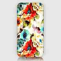 Ink and Wash Painting Pattern Back Case for iPhone 6