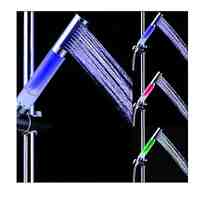 Batter free Color Changing LED Chrome Finish Hand Shower