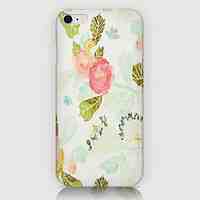 Common Peony Pattern Back Case for iPhone 6 Plus