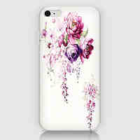 Rose Pattern Back Case for iPhone 6 Plus