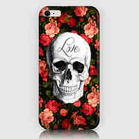 Roses Skulls Pattern Back Case for iPhone 6 Plus