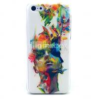 Beautiful Women Oil Painting Pattern Hard Cover Case for iPhone 5C