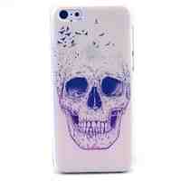 Skull Ghost Bird Pattern Hard Cover Case for iPhone 5C