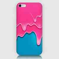 Ice-cream Pattern Back Case for iPhone 6 Plus