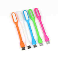 10pcs 1.2W Portable USB LED Light Flexible USB Powered LED Lamp for Laptops PC Notebooks(Random Color)