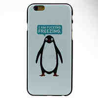 Freezing Penguin Pattern Hard Case for iPhone 6