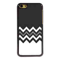 The Black and White Design Aluminum Hard Case for iPhone 5C