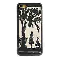 Cartoon Tree Design Aluminum Hard Case for iPhone 5C