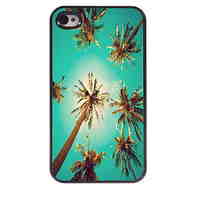 Summer Coconut Design Aluminum Hard Case for iPhone 4/4S