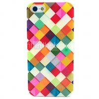 Color Box Pattern TPU Soft Case for iPhone 5/5S