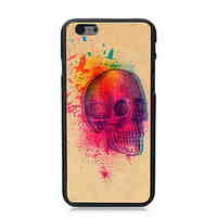 Skull with Birds Design PC Hard Case for iPhone 6