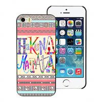 HAKUNA MATATA Design PC Hard Case for iPhone 5/5S