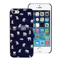 Lovely Little Elephant Design PC Hard Case for iPhone 4/4S