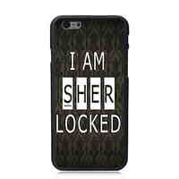 I am SHER LOCKED Design PC Hard Case for iPhone 5C