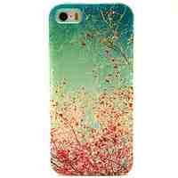 Cherry Blossoms Pattern Ultrathin TPU Soft Case for iPhone 5/5S