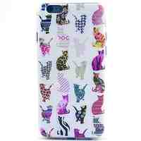 Colorful Cat Pattern TPU Soft Case for iPhone 5C