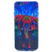 Dream Of The Elephant Pattern TPU Soft Case for iPhone 5C