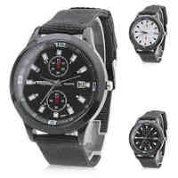 [XmasSale]Unisex's Fabric Analog Quartz Wrist Watch (Black)