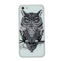 Owl Pattern Ultrathin PC Hard Back Cover Case for iPhone 5C