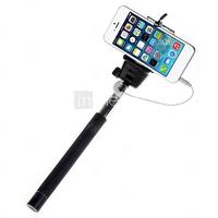 Mowto Z01 Handheld Selfie Rod Monopod for GoPro Hero  Shutter for IOS / Android Cellphones-Black