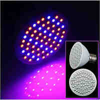 E27 5W 500LM 40Red and 20Blue SMD60 LED Bulbs for Flowering Plant Hydroponic System Led Grow Light (85-265V)