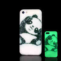 Panda Pattern Glow in the Dark Hard Case for iPhone 5 / iPhone 5 S