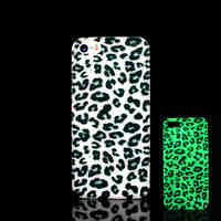 Leopard Pattern Glow in the Dark Hard Case for iPhone 5 / iPhone 5 S