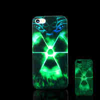 Radiation Pattern Glow in the Dark Hard Case for iPhone 5 / iPhone 5 S