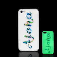 Phrase Pattern Glow in the Dark Hard Case for iPhone 5 / iPhone 5 S