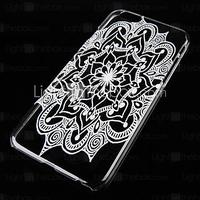 Retro Pattern Transparent Back Case for iPhone 6