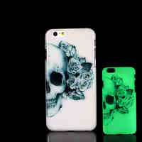 Skull Pattern Glow in the Dark Case for iPhone 6 Cover