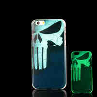 Skull Pattern Glow in the Dark Case for iPhone 6 Cover