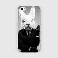 Rabbit Head Suit Pattern PC phone Case Back Cover for iPhone 6 Case