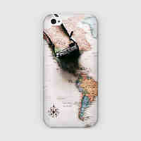 Map of China Pattern PC phone Case Back Cover for iPhone 6 Plus Case