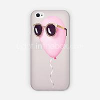 Glasses Balloon Pattern PC phone Case Back Cover for iPhone 6 Plus Case