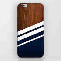 Wooden Navy Pattern Back Case for iPhone 6