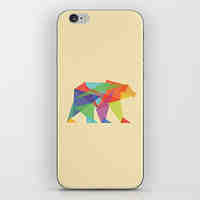 Fractal Geometric Bear Pattern Back Case for iPhone 5/5S