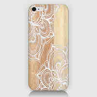 White Celadon Pattern Phone Case Back Cover Case for iPhone6 Plus Case