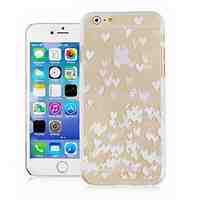 Love Pattern Transparent Phone Case Back Cover Case for iPhone6 Case