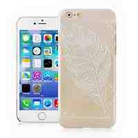 The Leaves Pattern Transparent Phone Case Back Cover Case for iPhone6 Case