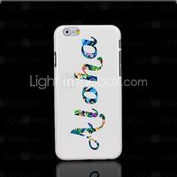 Phrase Pattern Cover for iPhone 6 Case