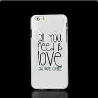 Phrase Pattern Cover for iPhone 6 Case